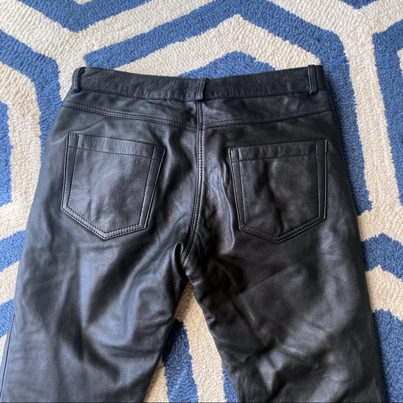 🖤 BLACK LEATHER PANTS! - Picture 7 of 11